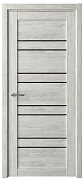 ПО Эко-шпон Дублин 600 дуб нордик стекло черное 