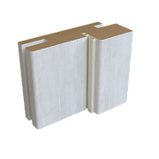 Деталь короба телескопическая Эко-шпон 70х28х2070 белый кипарис с уплотнителем